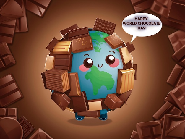 World Chocolate Day celebration in the whole world