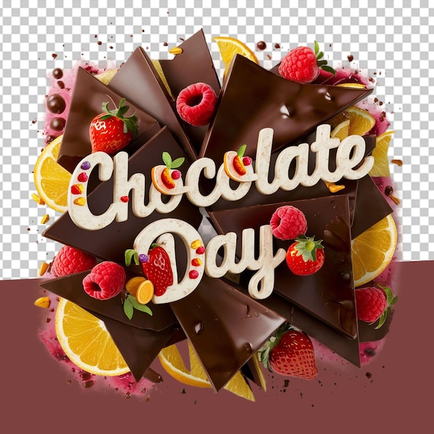 World Chocolate Day PNG Illustration