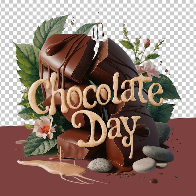 World Chocolate Day PNG Illustration