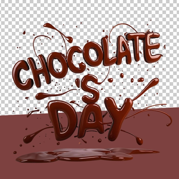 World Chocolate Day PNG Illustration