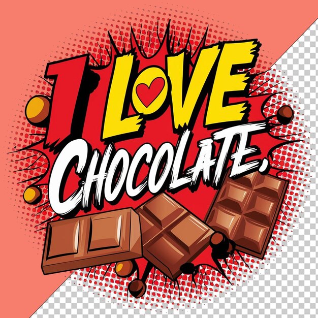 PSD world chocolate day png illustration