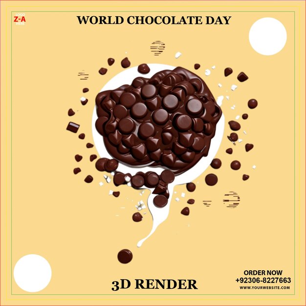 PSD world chocolate day