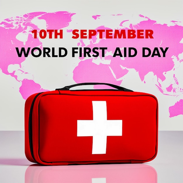 World First Aid Day Advertising Background Poster Banner Template