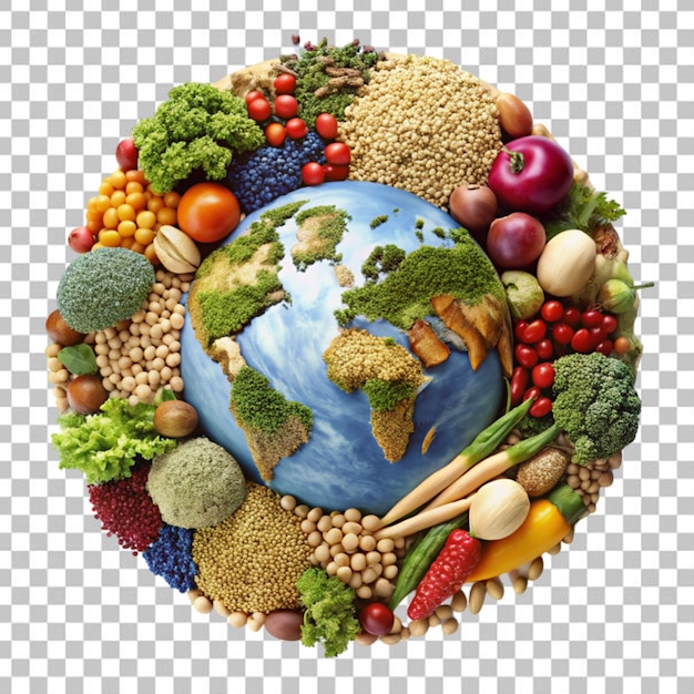 PSD world food day illustration