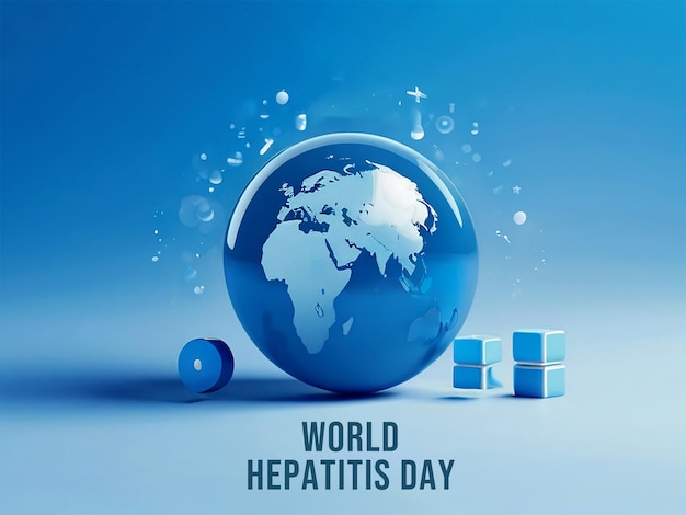 World hepatitis day background