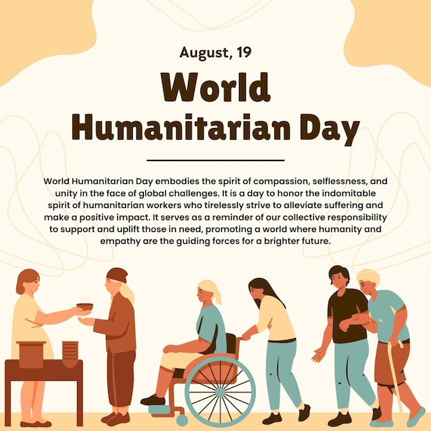 PSD world humanitarian day design