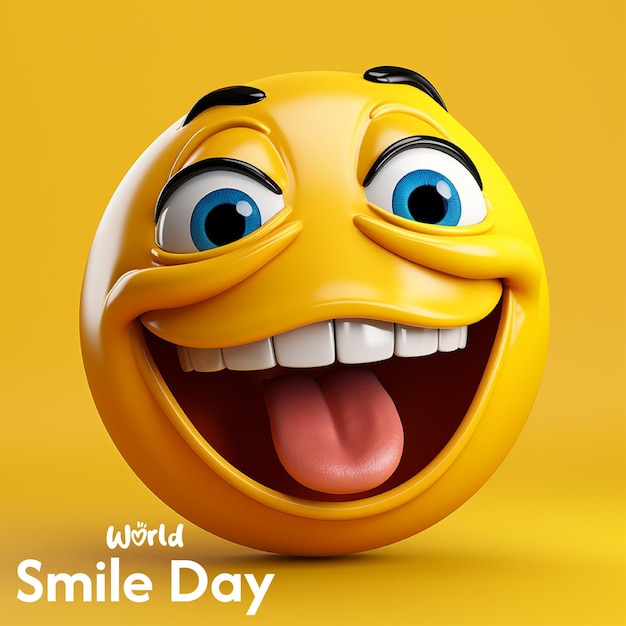 World Laughter Day and World Smile Day Background