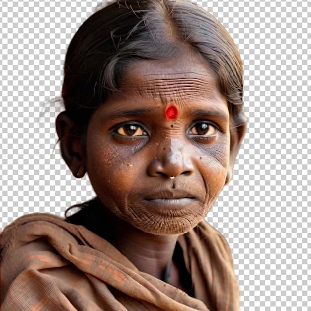 World Leprosy Day girl with affected face