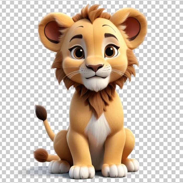 PSD world lion day png illustration