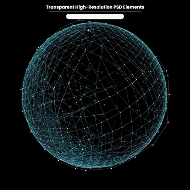 World map point line composition representing the global Global network connection