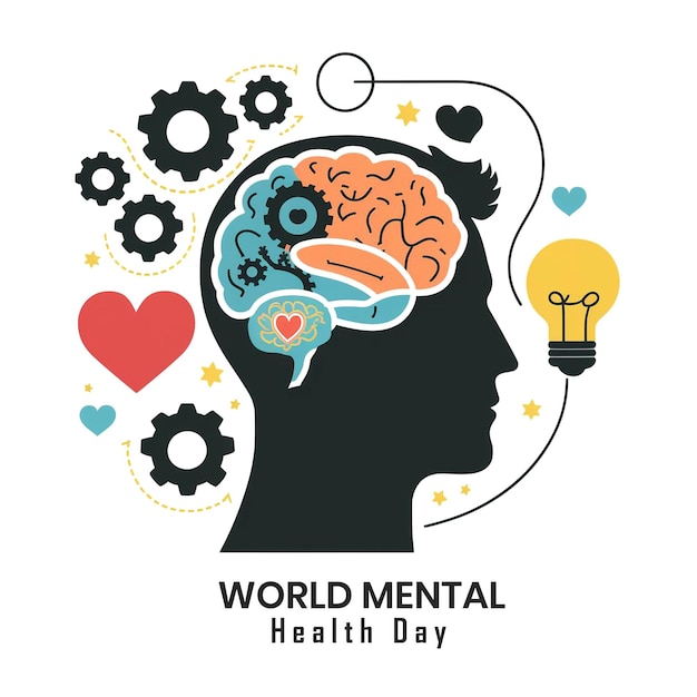 PSD world mental health day template october 10