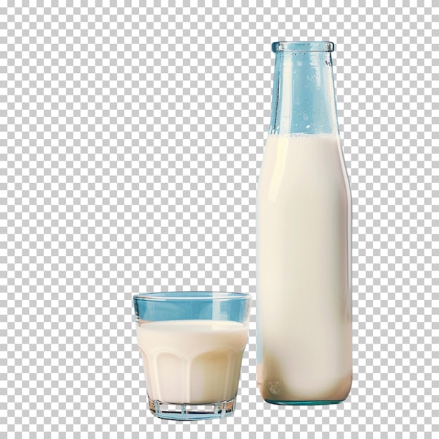 World milk day milk or yogurt splashes flowing cream milk bottle cow isolated png background