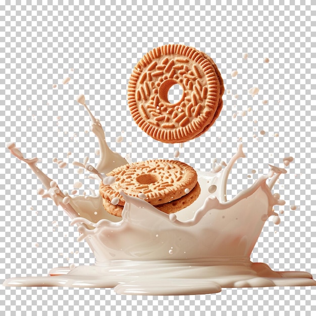 World milk day milk or yogurt splashes flowing cream milk bottle cow isolated png background