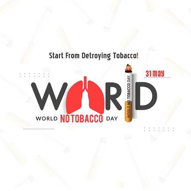 PSD world no tobacco day social media posts for the worlds notobacco day