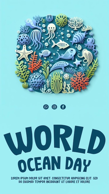 PSD world oceans day poster