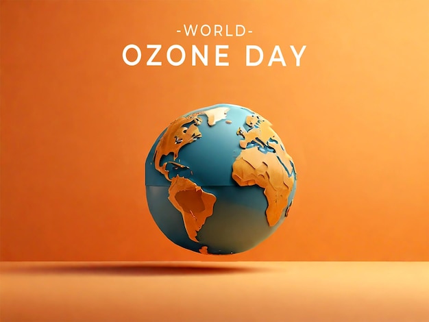 World ozone day background