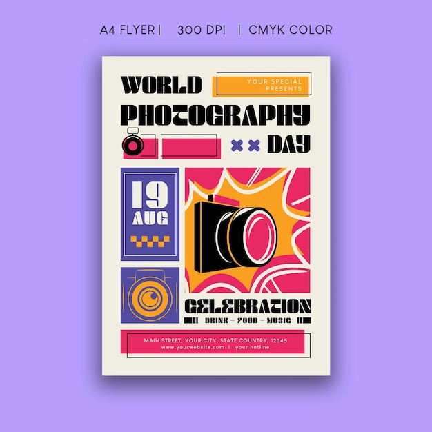 World Photography Day Flyer