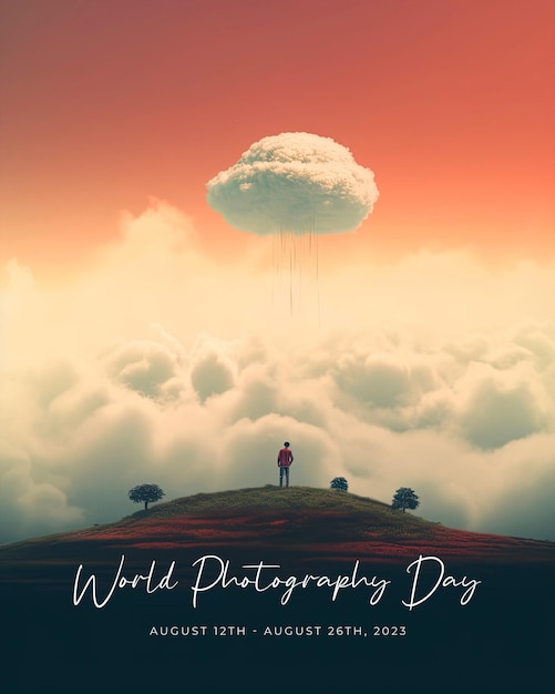 World Photography Day Greeting poster