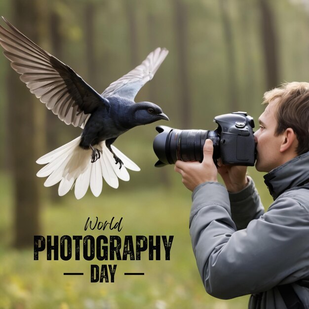 PSD world photography day images post design templates