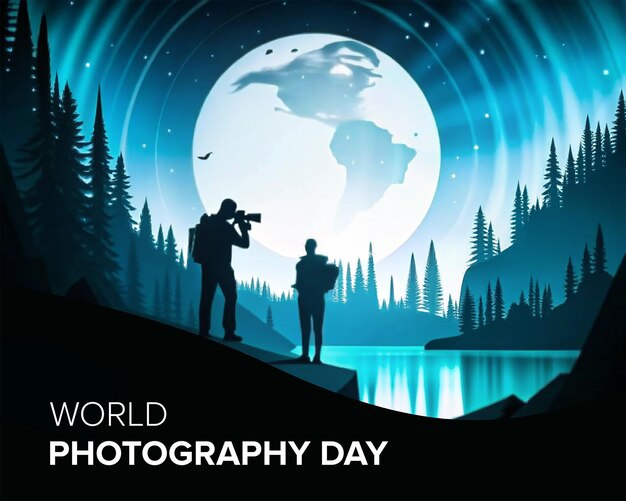 PSD world photography day psd design