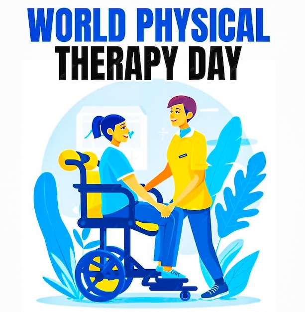 PSD world physical therapy day banner design