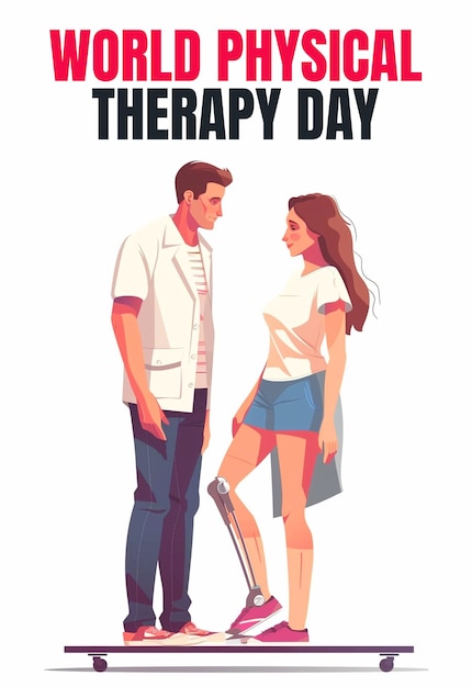 World Physical Therapy Day poster template