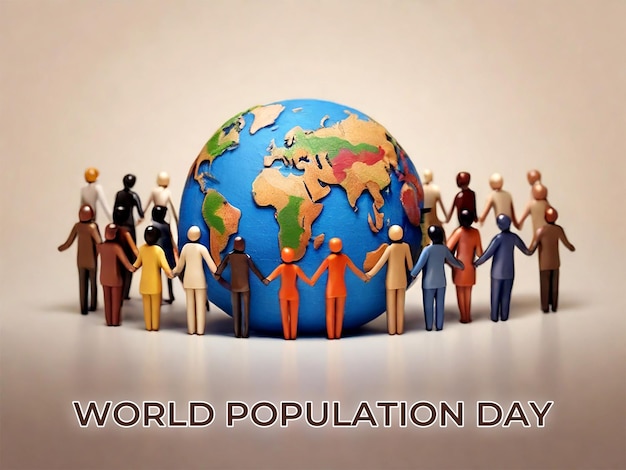 World population day background