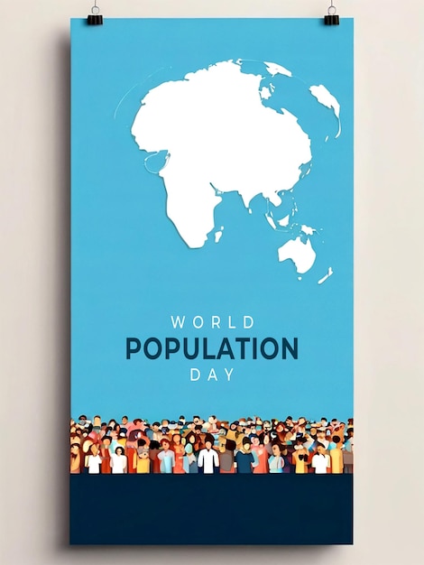 PSD world population day background