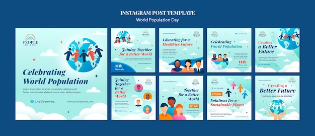 World population day instagram posts