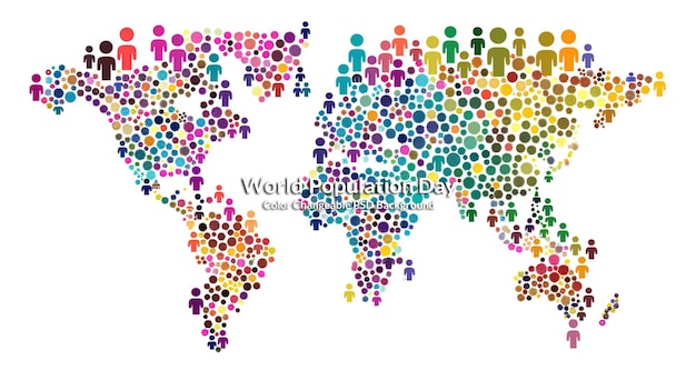 PSD world population day psd file