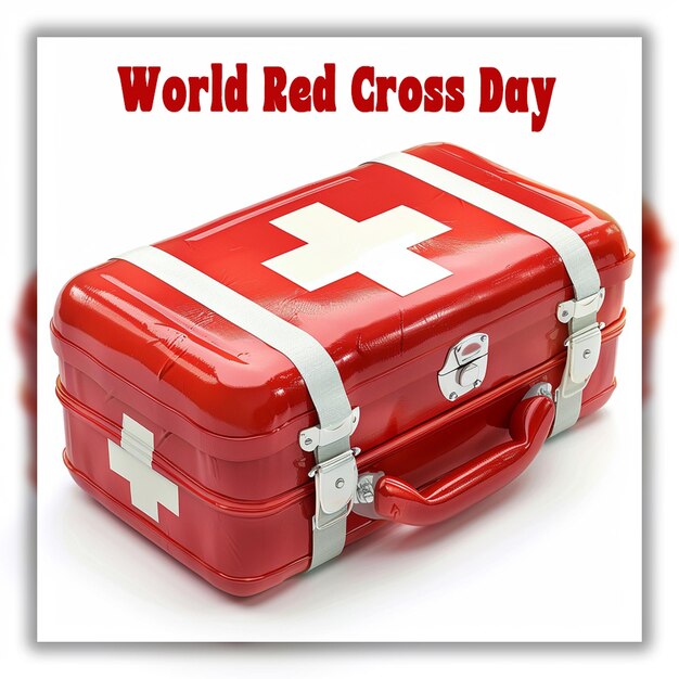 World red cross day international celebration background