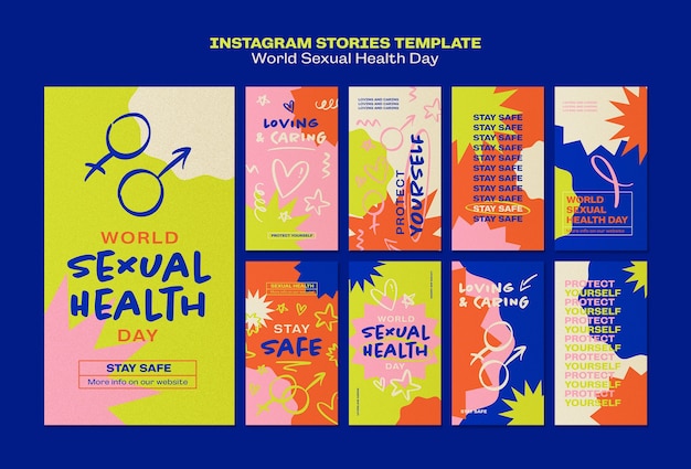 PSD world sexual health day instagram stories