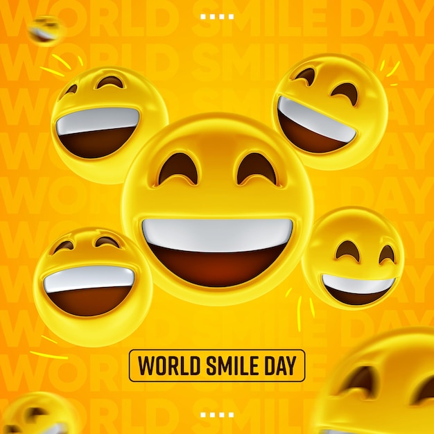 World smile day feed template