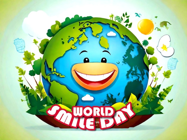 World smile day poster design