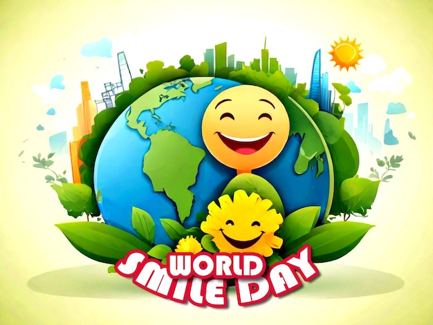 World smile day poster design