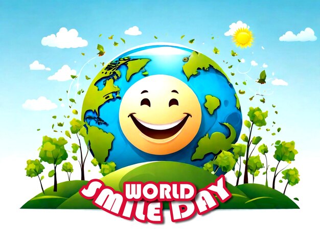 World smile day poster design