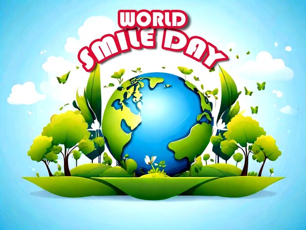 World smile day poster design