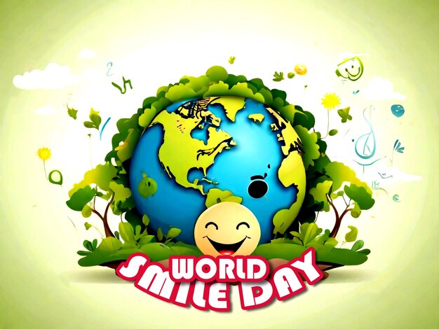 World smile day poster design