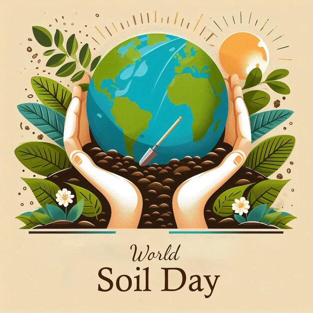 World soil day banner or poster design