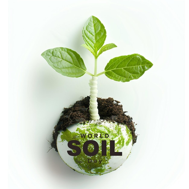 PSD world soil day social media post banner design