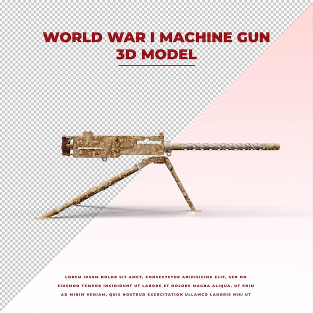 World War I Machine Gun