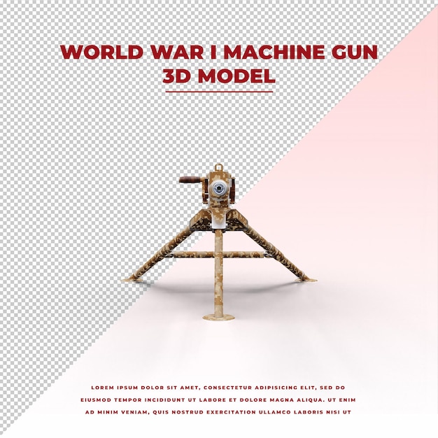 World War I Machine Gun