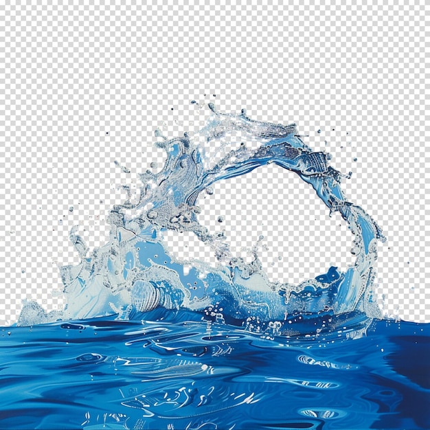 World water day isolated on transparent background