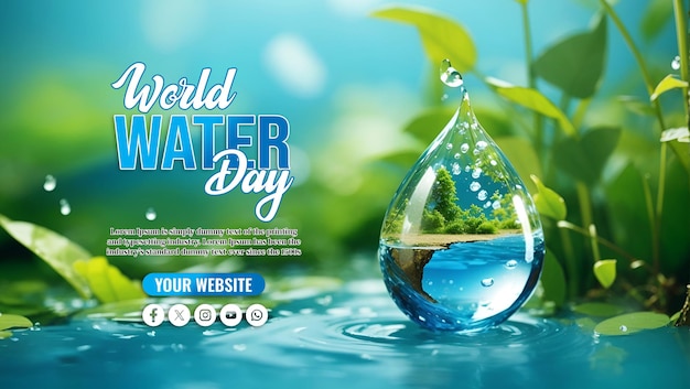 World Water Day Social Media Banner