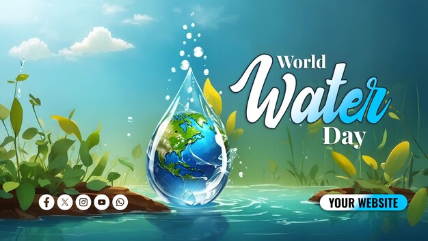 World Water Day Social Media Banner