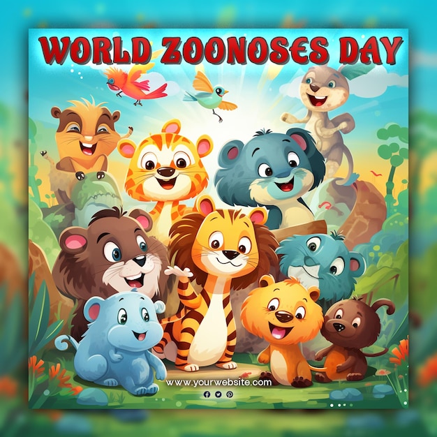 World Zoonoses day for social media post