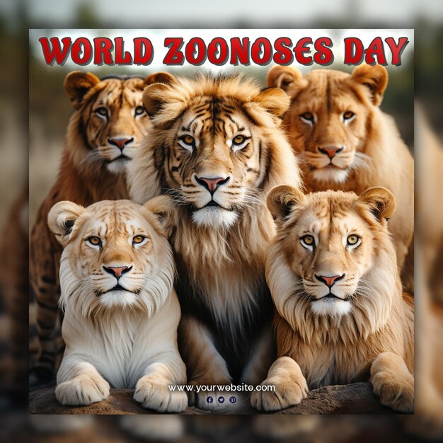 World Zoonoses day for social media post