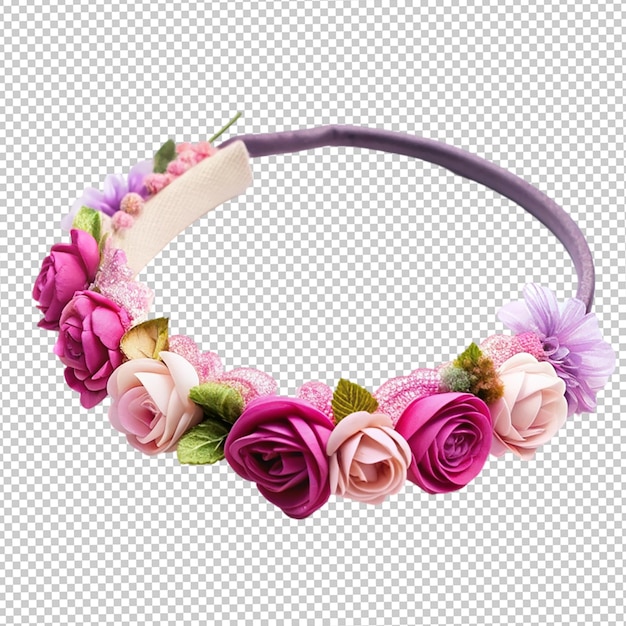 PSD wreath of flowers