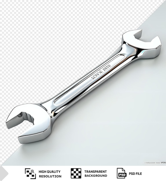 PSD wrench on a isolated background