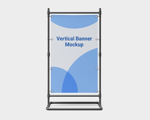 X Stand Banner Mockup